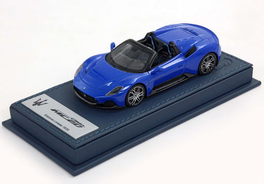 【予約】Maseratiマセラティ MC20 Cielo Blue Infinito MMXX Design Rims 限定20台 / BBR 1/43 ミニカー