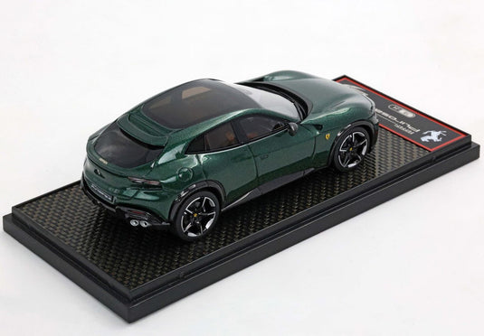 【予約】2026年発売予定Ferrari Purosangue パノラミックルーフ 2023 グリーンツェルトベク/ BBR 1/43 ミニカー