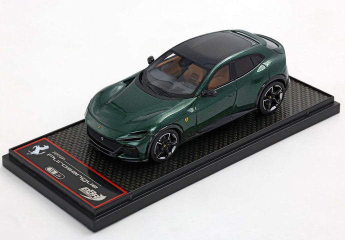 【予約】2026年発売予定Ferrari Purosangue パノラミックルーフ 2023 グリーンツェルトベク/ BBR 1/43 ミニカー