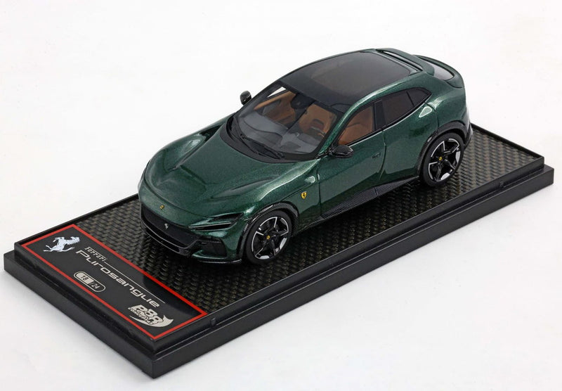 ギャラリービューアに画像をロードする, 【予約】2026年発売予定Ferrari Purosangue パノラミックルーフ 2023 グリーンツェルトベク/ BBR 1/43 ミニカー
