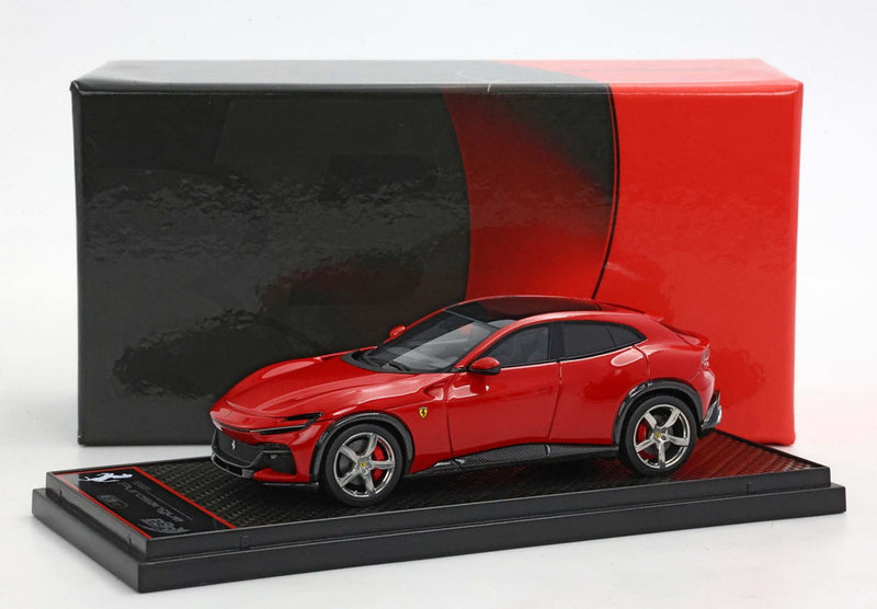 ギャラリービューアに画像をロードする, 【予約】2026年発売予定Ferrari Purosangue 2023 パノラミックルーフ スタンダードリム レッドコルサ/ BBR 1/43 ミニカー
