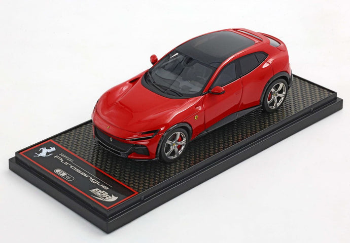 【予約】2026年発売予定Ferrari Purosangue 2023 パノラミックルーフ スタンダードリム レッドコルサ/ BBR 1/43 ミニカー