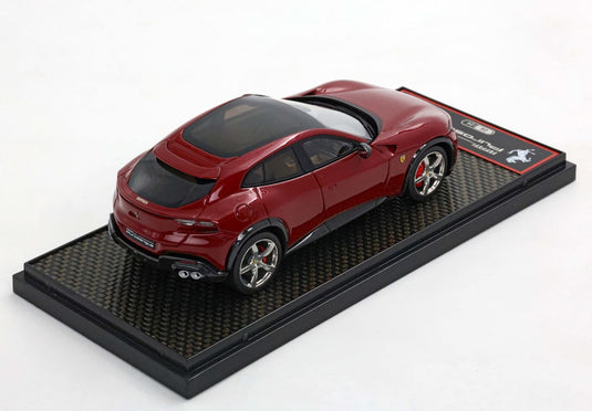 【予約】2026年発売予定Ferrari Purosangue 2022 パノラミックルーフ 2023 ロッソムジェロマット ゴールドサイドストライプ/ BBR 1/43 ミニカー