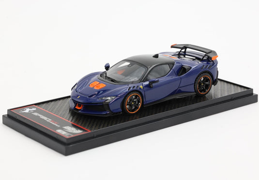 【予約】Ferrariフェラーリ SF90 XX Stradale Electric Blue 限定50台 / BBR 1/43 ミニカー
