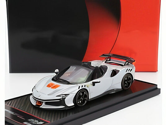フェラーリ SF90 XX ストラダーレ スパイダー 2024 ビアンコ アルティコ ホワイトメタリック オレンジ ブラック/ BBR 1/43 60台限定ミニカー