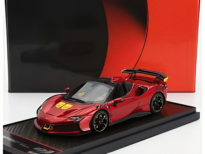 フェラーリ SF90 XX ストラダーレ スパイダー 2024 ロッソ ポルトフィーノ レッドメタリック イエロー ブラック/ BBR 1/43 50台限定ミニカー
