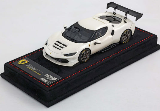 【予約】Ferrariフェラーリ 296 Challenge 2023 Fuji White alcantara base 限定24台 / BBR 1/43 ミニカー