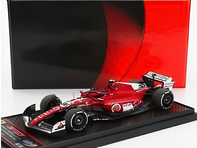 FERRARI F1 SF-23 TEAM スクーデリア・フェラーリ N 55 ラスベガス アメリカGP 2023 カルロス・サインツ レッド ホワイト ブラック/BBR 1/43ミニカー 109台限定