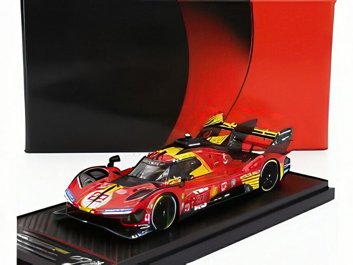 FERRARI 499P TEAM FERRARI AF CORSE #51 ル・マン24時間 3位 2024 Pier Guidi/Calado/Giovinazzi レッド/イエロー/ブラック/ BBR 1/43 151台限定ミニカー