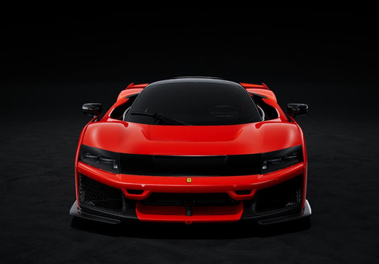 【予約】Ferrariフェラーリ F80 carbon Rosso Corsa bicolor wheels silver carbon / BBR 1/43 ミニカー