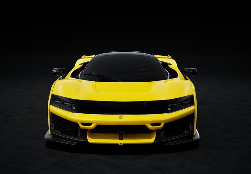 ギャラリービューアに画像をロードする, 【予約】2026年発売予定Ferrari F80 カーボンオプション ジャッロモデナ カーボンホイール/ BBR 1/43 ミニカー
