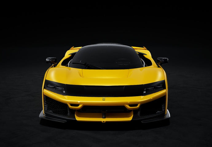 【予約】2025年発売予定FERRARI F80 2024 SILVER RIMS GIALLO TRISTRATO YELLOW MET BLACK/BBR 1/43ミニカー