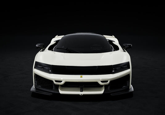 【予約】2026年発売予定Ferrari F80 カーボンオプション ビアンコイタリア バイカラーホイール シルバー＆カーボン/ BBR 1/43 ミニカー