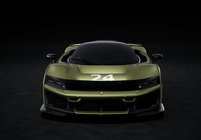 【予約】2026年発売予定Ferrari F80 カーボンオプション 24号車 マットヴェルデマゾーニ バイカラーホイール カーボン＆シルバー/ BBR 1/43 ミニカー