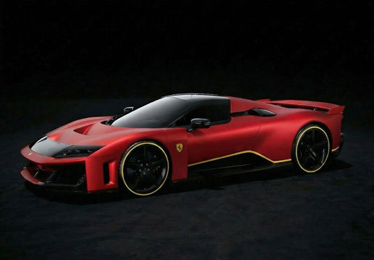 【予約】Ferrariフェラーリ F80 Rosso Magma Matt with yellow accents / BBR 1/43 ミニカー