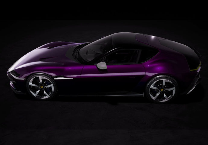 【予約】2025年発売予定FERRARI 12 CILINDRI V12 830cv PANORAMIC ROOF 2024 VIOLA AL HUMAID PURPLE/BBR 1/43ミニカー