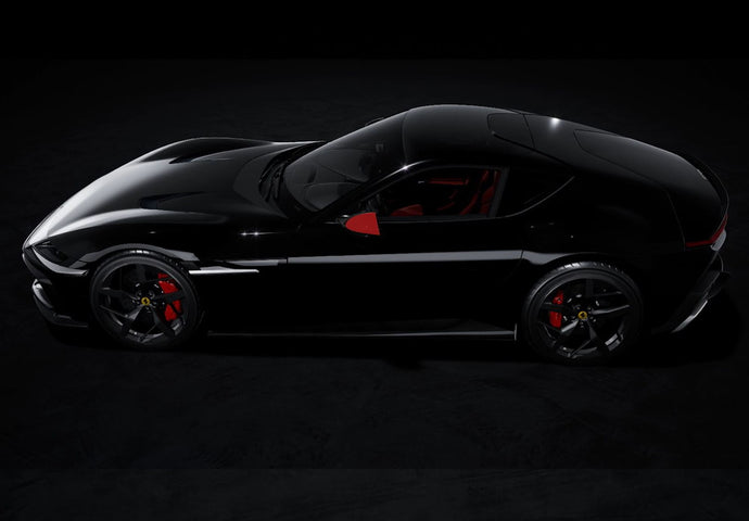 【予約】2025年発売予定FERRARI 12 CILINDRI V12 830cv PANORAMIC ROOF 2024 NERO OPACO MATTE BLACK/BBR 1/43ミニカー