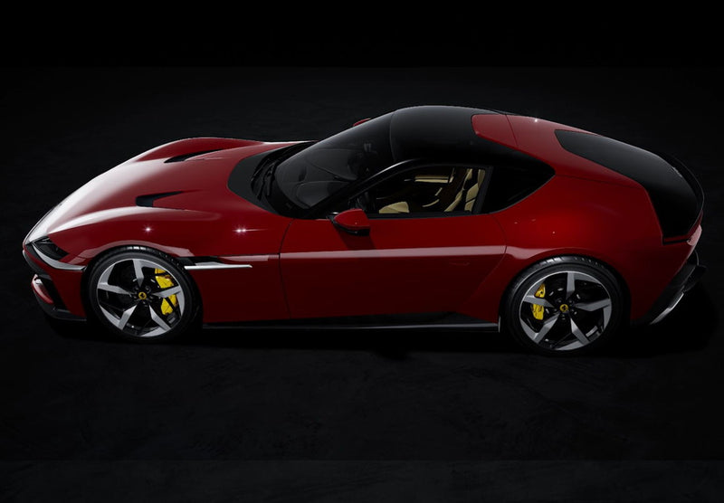 ギャラリービューアに画像をロードする, 【予約】2026年発売予定Ferrari 12Cilindri パノラミックルーフ ロッソイモラ/ BBR 1/43 ミニカー
