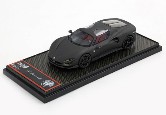 【予約】Alfa Romeoアルファロメオ 33 Stradale Full matt carbon Fibre / BBR 1/43 ミニカー