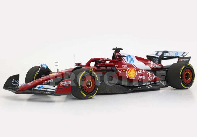 ギャラリービューアに画像をロードする, 【予約】2026年発売予定Ferrari SF25 F1 中国GP スプリントレース ルクレール/ BBR 1/43 ミニカー
