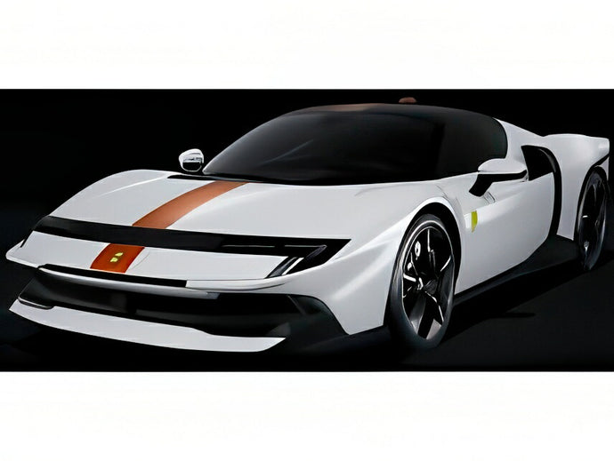 【予約】2026年発売予定Ferrari 849 Testarossa ビアンコイタリア ジャッロアンブラストライプ/ BBR 1/43 ミニカー