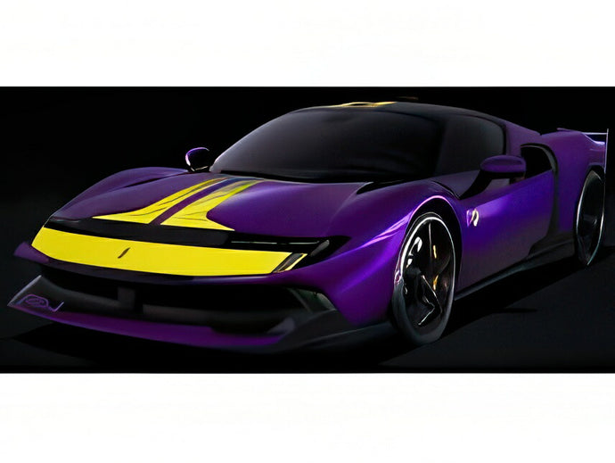 【予約】2026年発売予定Ferrari 849 Testarossa Assetto Fiorano ヴィオラ香港 イエローリバリー/ BBR 1/43 ミニカー