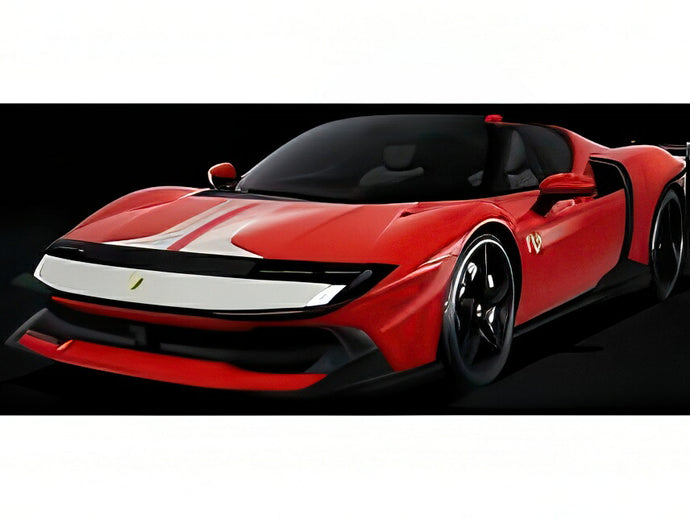 【予約】2026年発売予定Ferrari 849 Testarossa Spider Assetto Fiorano ロッソコルサ ホワイトリバリー/ BBR 1/43 ミニカー