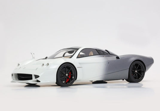 【予約】Paganiパガーニ Huayra Codalunga Bianco Malta Gray shade / BBR 1/43 ミニカー
