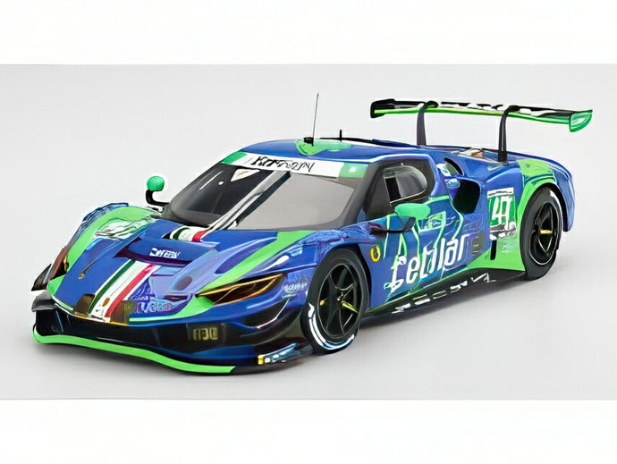 【予約】2026年発売予定FERRARI 296 GT3 Cetilar Racing No.47 2025 IMSA デイトナ24時間 ブルー グリーン/ BBR 1/18 ミニカー