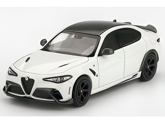 【予約】12月以降発売予定ALFA ROMEO ジュリア GTA 2021 ホワイト ブラック/ BBR 1/64 ミニカー