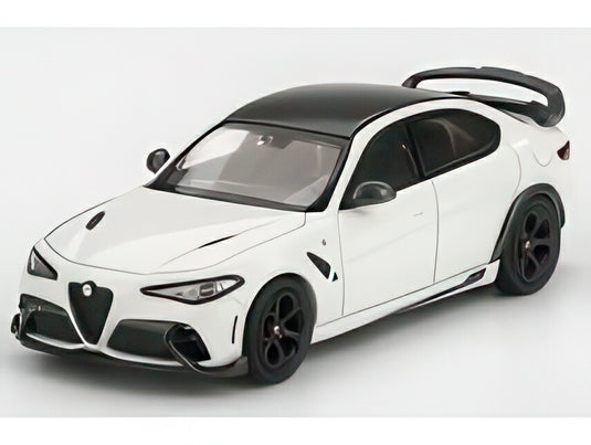 【予約】12月以降発売予定ALFA ROMEO ジュリア GTAm 2021 ホワイト ブラック/ BBR 1/64 ミニカー