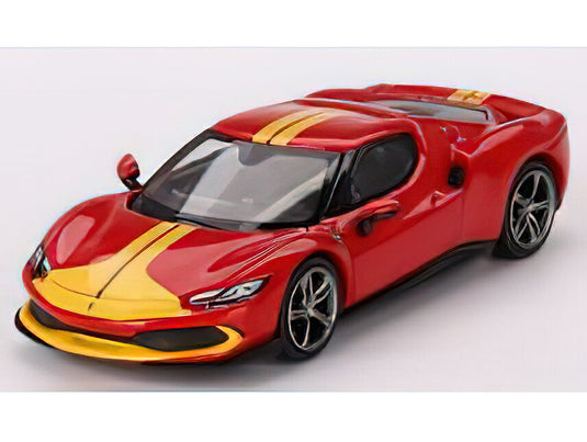 【予約】12月以降発売予定FERRARI 296 GTB ASSETTO FIORANO 2023 RED YELLOW/BBR 1/64ミニカー