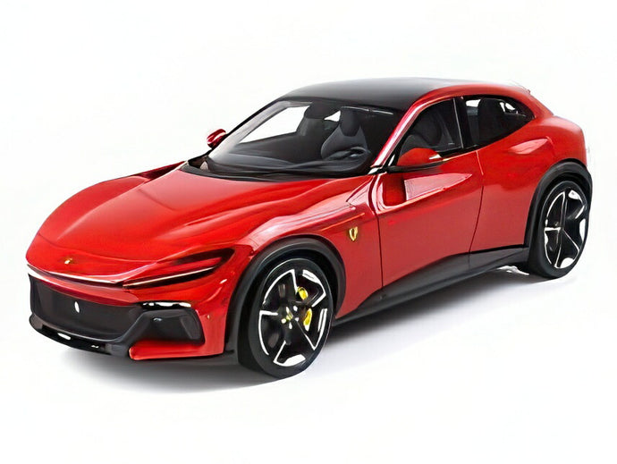 【予約】2025年発売予定FERRARI プロサングエ SUV 2022 (ポリフォームパッケージ) ロッソコルサ レッド/ BBR 1/18 ミニカー