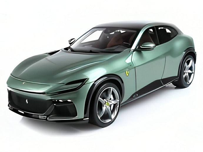 【予約】2025年発売予定FERRARI プロサングエ SUV 2022 (ポリフォームパッケージ) ヴェルデ・ドラ グリーン/ BBR 1/18 ミニカー