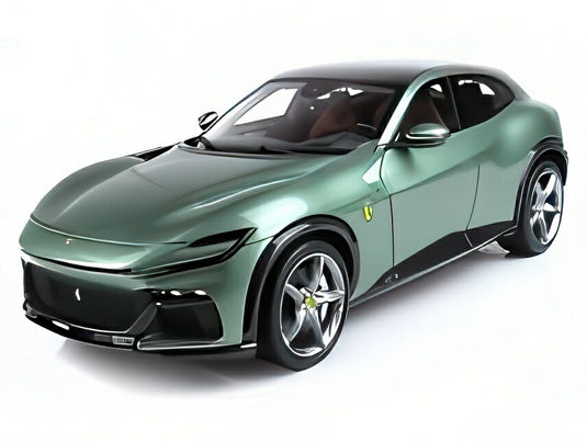 【予約】2025年発売予定FERRARI プロサングエ SUV 2022 (ポリフォームパッケージ) ヴェルデ・ドラ グリーン/ BBR 1/18 ミニカー