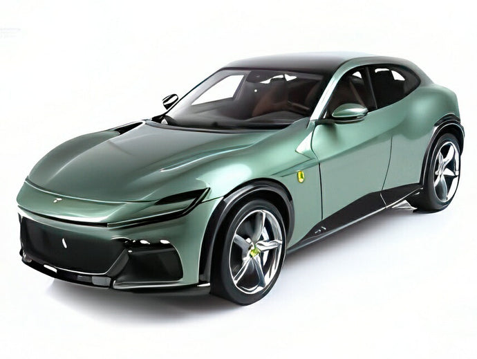 【予約】2025年発売予定FERRARI プロサングエ SUV 2022 ショーケース付き ヴェルデ・ドラ グリーン/ BBR 1/18 ミニカー
