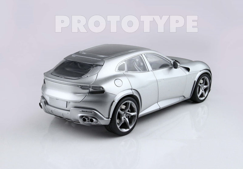 ギャラリービューアに画像をロードする, 【予約】Ferrari Purosangue フルオープンダイキャスト ネロプロサングエ ポリフォーム/ BBR 1/18 ミニカー
