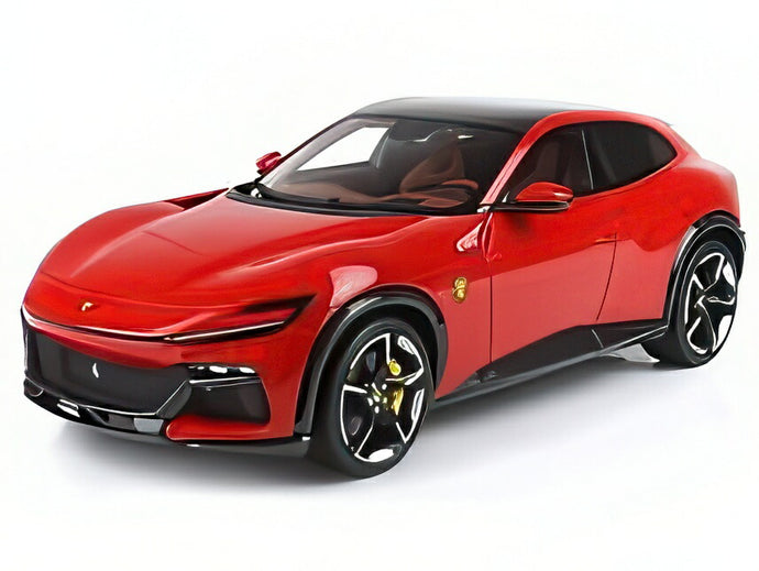 【予約】2025年発売予定FERRARI プロサングエ SUV パノラミックルーフ 2022 ショーケース付き ロッソコルサ レッド/ BBR 1/18 ミニカー
