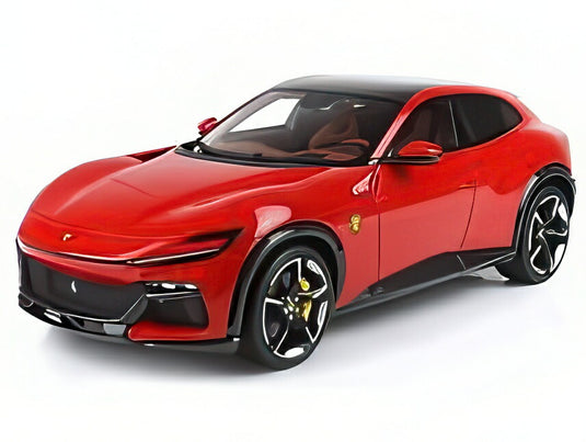 【予約】2025年発売予定FERRARI プロサングエ SUV パノラミックルーフ 2022 ショーケース付き ロッソコルサ レッド/ BBR 1/18 ミニカー