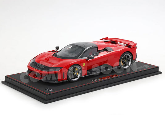 【予約】Ferrariフェラーリ F80 metal diecast full open Rosso Corsa bicolor wheels / BBR 1/18 ミニカー