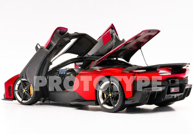 ギャラリービューアに画像をロードする, 【予約】Ferrari F80 フルオープンダイキャスト 2026 PROJECT ロッソスーパーカー ローンチパック ベース＆ケース付属/ BBR 1/18 ミニカー
