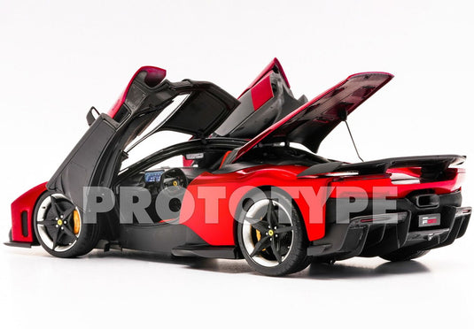【予約】Ferrari F80 フルオープンダイキャスト 2026 PROJECT ロッソスーパーカー ローンチパック ベース＆ケース付属/ BBR 1/18 ミニカー
