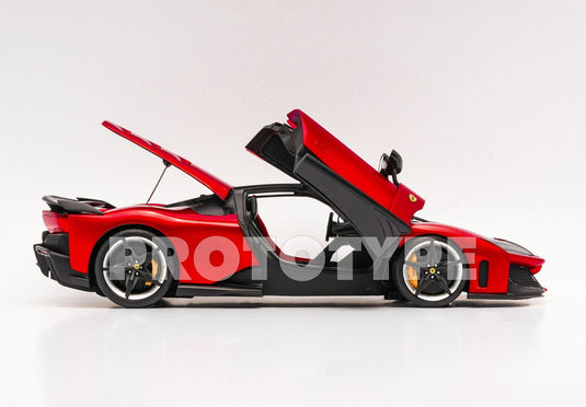 【予約】Ferrari F80 フルオープンダイキャスト 2026 PROJECT ロッソスーパーカー ローンチパック ベース＆ケース付属/ BBR 1/18 ミニカー