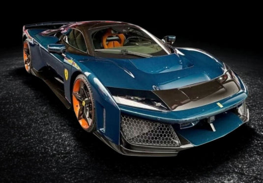 【予約】Ferrariフェラーリ F80 metal diecast full open Full carbon blue POLYFOAM PACK / BBR 1/18 ミニカー
