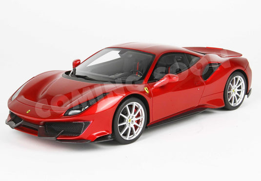 【予約】Ferrariフェラーリ 488 Pista metal diecast full open Rosso Fuoco / BBR 1/18 ミニカー
