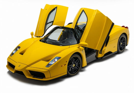 【予約】Ferrariフェラーリ Enzo open diecast Giallo Modena Black and yellow wheels polifoam pack / BBR 1/18 ミニカー