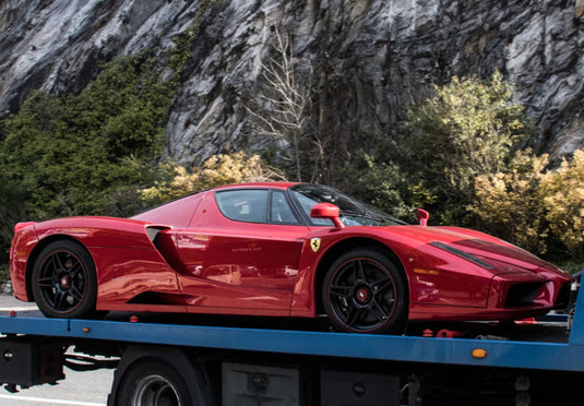 【予約】Ferrariフェラーリ Enzo open diecast F1 2007 red black and red wheels polifoam pack / BBR 1/18 ミニカー