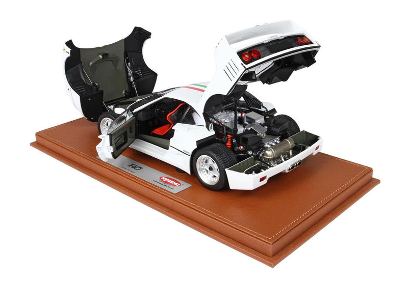 ギャラリービューアに画像をロードする, 【予約】Ferrari F40 メタリックホワイト BBR-Kyosho/ BBR 1/18 78台限定ミニカー
