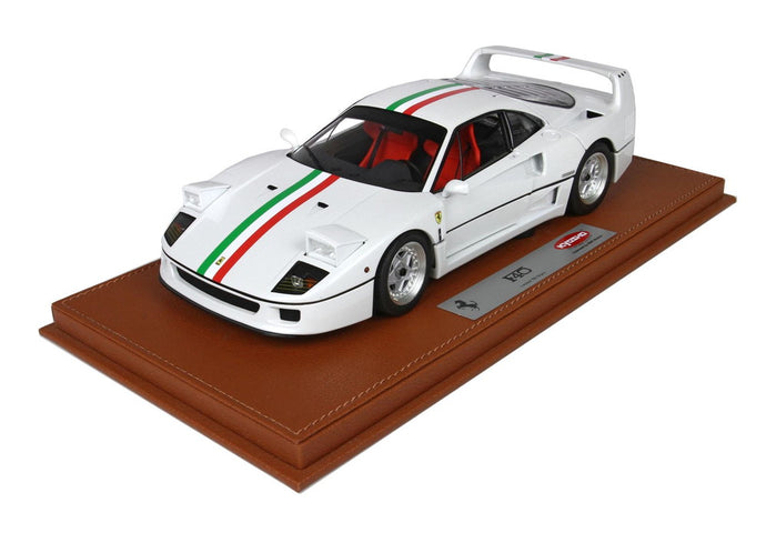 【予約】Ferrari F40 メタリックホワイト BBR-Kyosho/ BBR 1/18 78台限定ミニカー