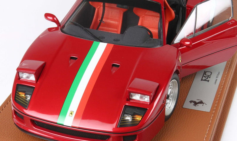 ギャラリービューアに画像をロードする, Ferrari F40Rosso Metallizzato BBR-Kyosho/BBR 1/18ミニカー
